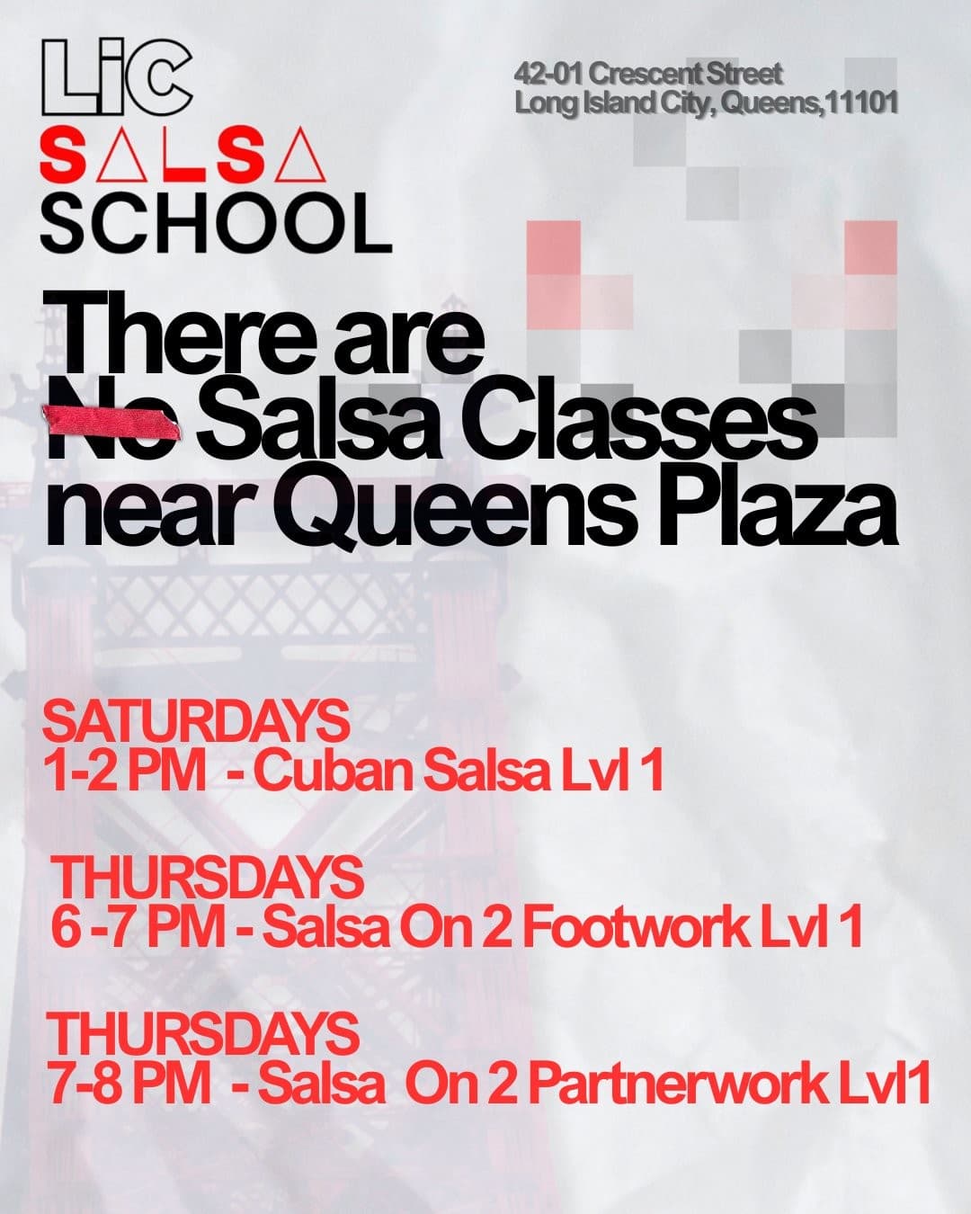 LIC Salsa School flyer
